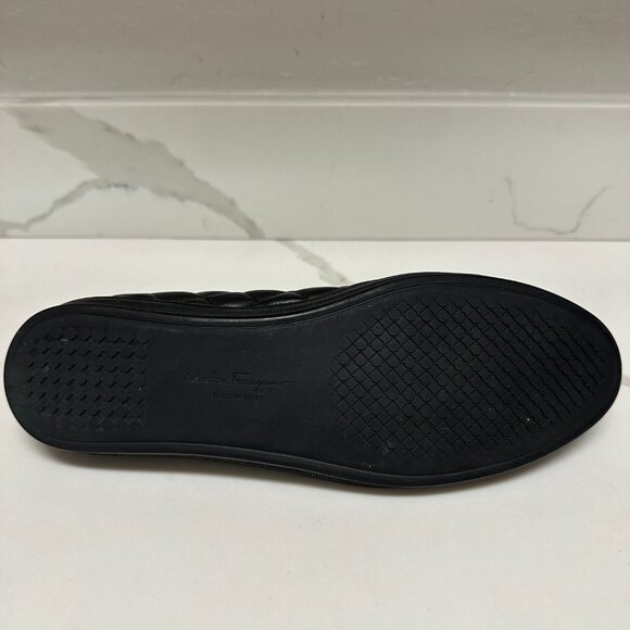 Salvatore Ferragamo Rufina Quilted Ballet Flats Black - Picture 15 of 16